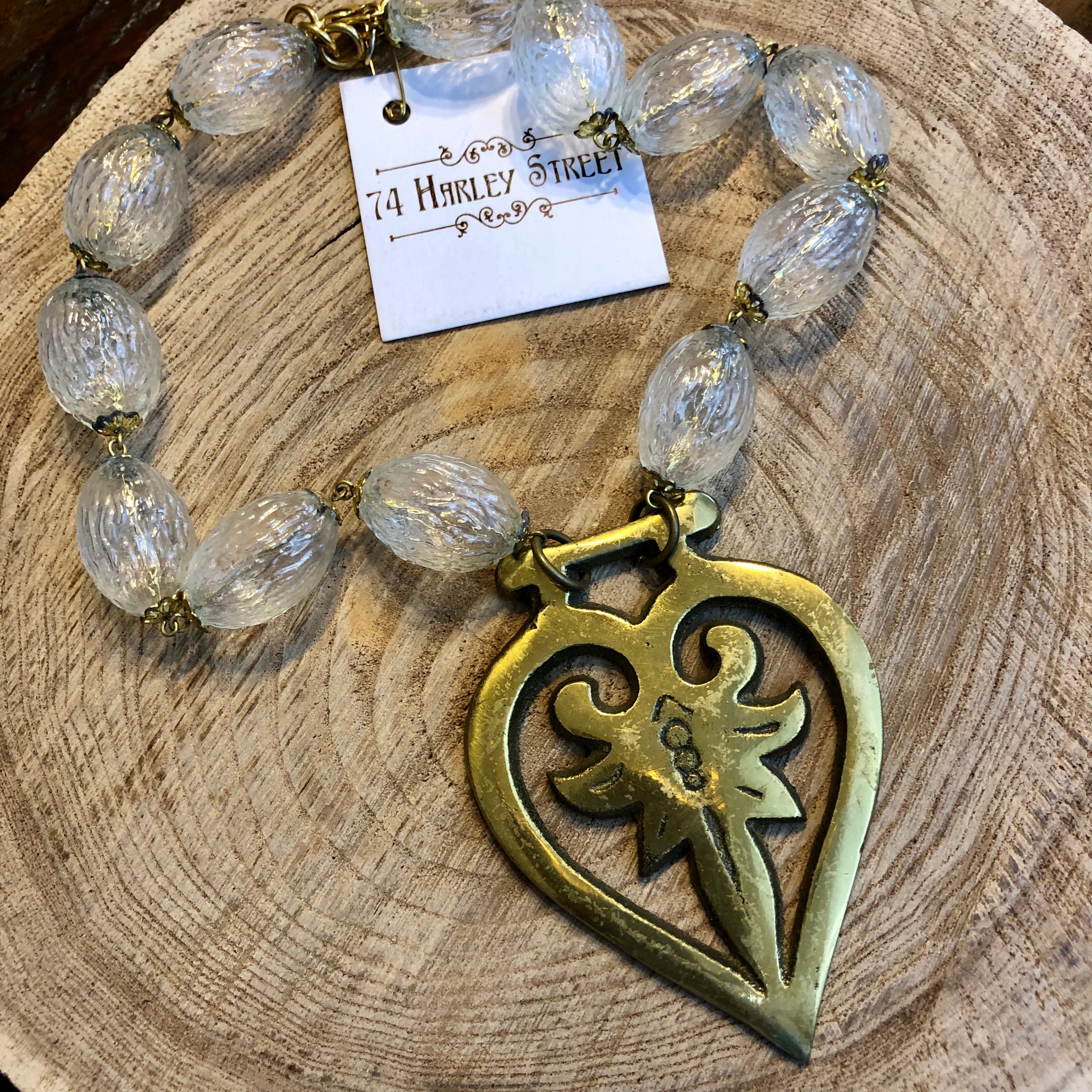 Horse 2025 brass necklace