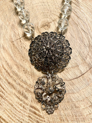 Filagree Times Three Necklace