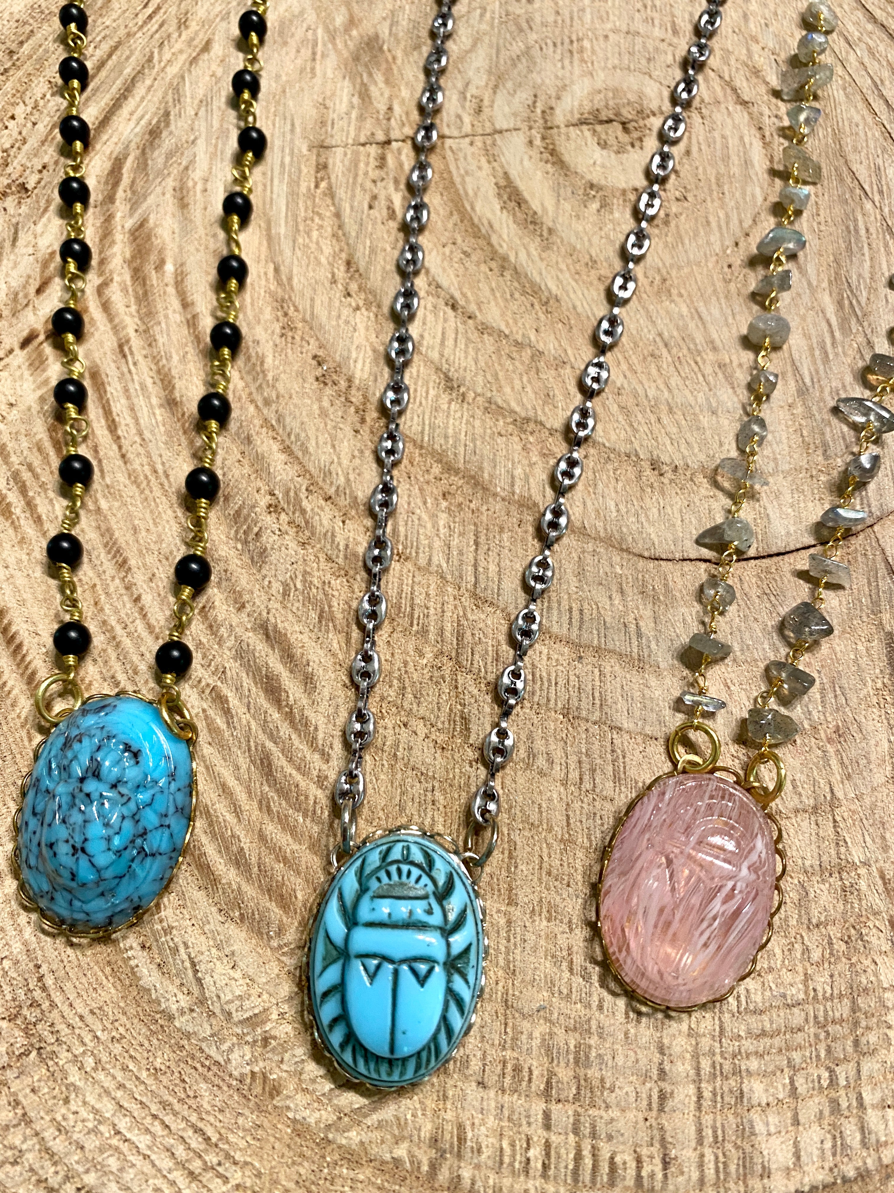 Lucky Scarab Necklace I